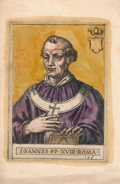 Papa Juan XVIII de Unbekannt