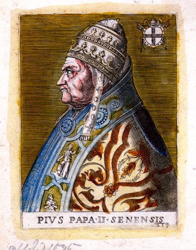Papa Pío II, siglo XIX de Unbekannt