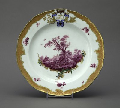 Plato de porcelana del servicio Orlov, ca. 1770 de Unbekannt