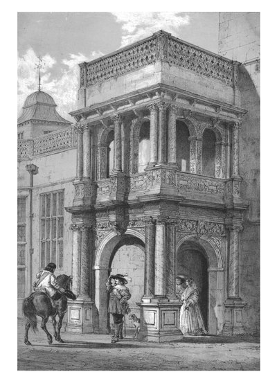 Porche en Audley End, Essex, c. 1840 de Unbekannt