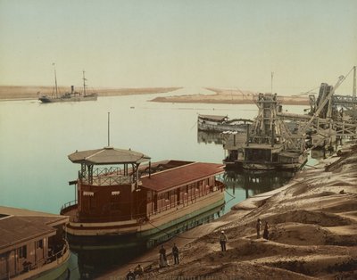 Port Said, entrada al Canal de Suez, c.1900 de Unbekannt