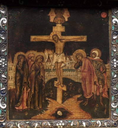 Tríptico portátil: La Crucifixión de Unbekannt