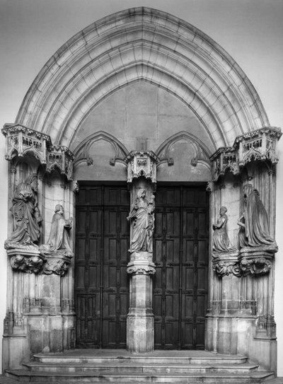 Portal de la capilla de la Cartuja de Champmol. Siglo XIV Dijon (Côte d