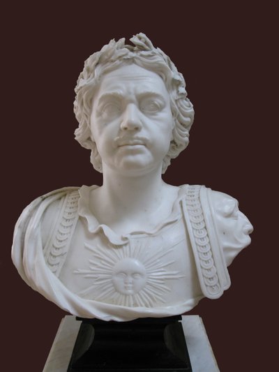 Busto retrato del emperador Pedro el Grande, mediados del siglo XVIII de Unbekannt