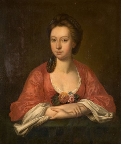 Retrato de una mujer, posiblemente Anne Jesson, 1750-1800 de Unbekannt