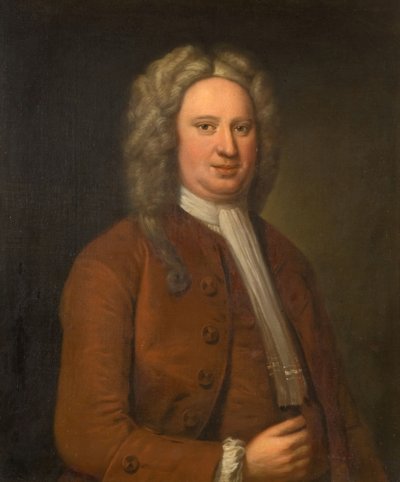Retrato de un hombre desconocido, posiblemente Clobery Holte, 1720-1740 de Unbekannt