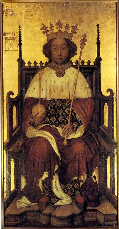 Retrato de Ricardo II de Inglaterra, ca 1390 de Unbekannt