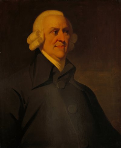 Retrato de Adam Smith 1723-1790 de Unbekannt