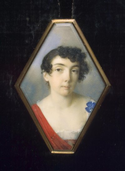Retrato de Anna Mikhailovna Khitrovo, nacida Golenishcheva-Kutuzova 1782-1846, ca 1802 de Unbekannt