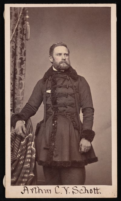 Retrato de Arthur Carl Victor Schott 1814-1875, antes de 1875 de Unbekannt