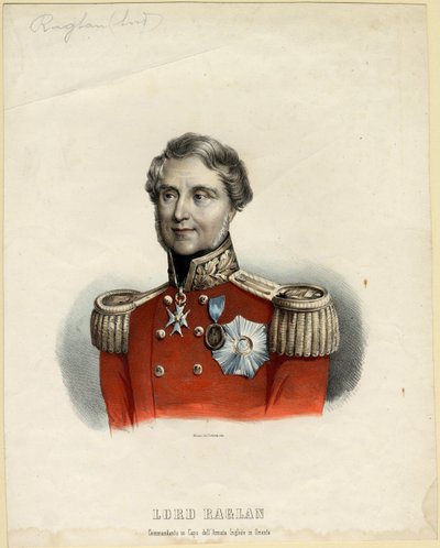 Retrato del Barón Raglan, 1854 de Unbekannt