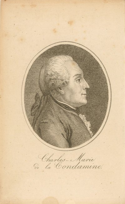 Retrato de Charles-Marie de La Condamine 1701-1774 de Unbekannt