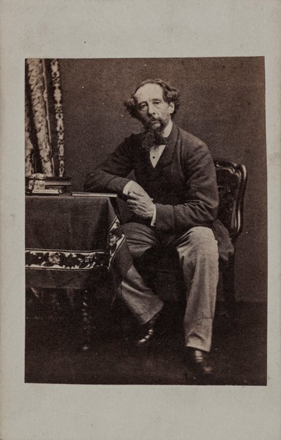 Retrato de Charles Dickens 1812-1870, 1860s de Unbekannt