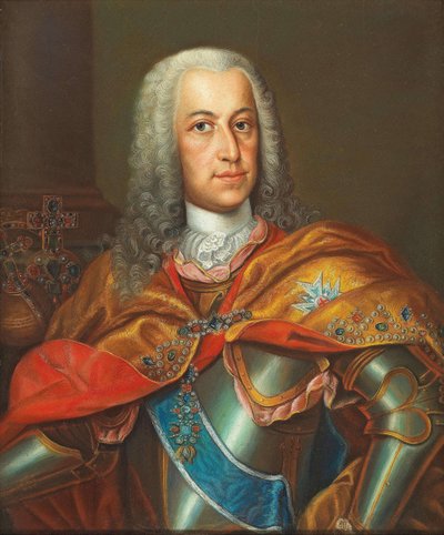 Retrato de Carlos VII, Emperador del Sacro Imperio Romano 1697-1745, primera mitad del siglo XVIII de Unbekannt