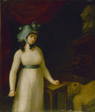 Retrato de Charlotte Corday 1768-1793 de Unbekannt