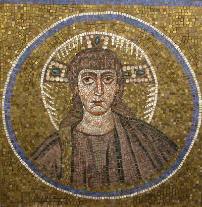 Retrato de Cristo, bizantino, original de principios del siglo XX, fechado a finales del siglo V-principios del siglo VI de Unbekannt
