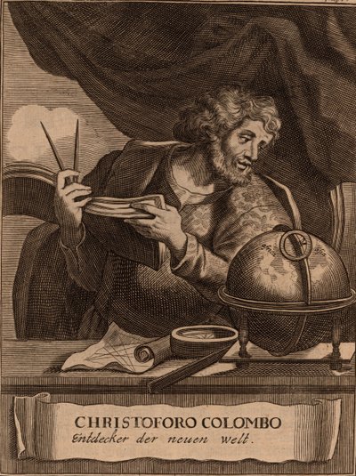 Retrato de Cristóbal Colón, 1681 de Unbekannt