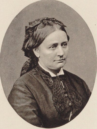 Retrato de Clara Schumann 1819-1896, 1870 de Unbekannt