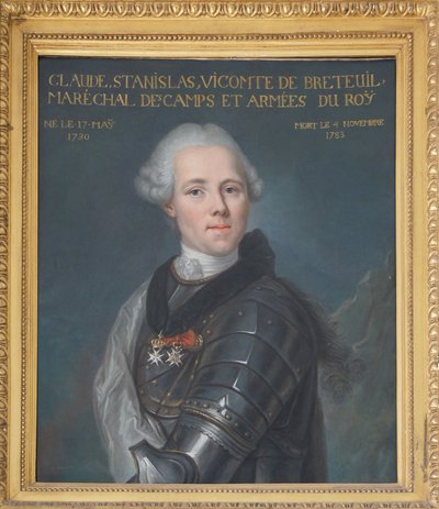 Retrato de Claude Stanislas de Unbekannt