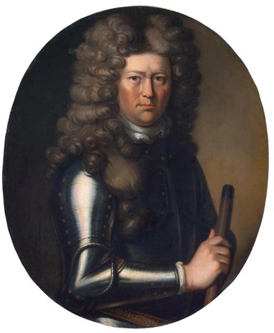Retrato de Cornelius Cruys 1655-1727, Vicealmirante de la Armada Imperial Rusa, Primera mitad del siglo XVIII de Unbekannt
