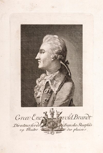 Retrato del Conde Enevold Brandt 1738-1772 de Unbekannt