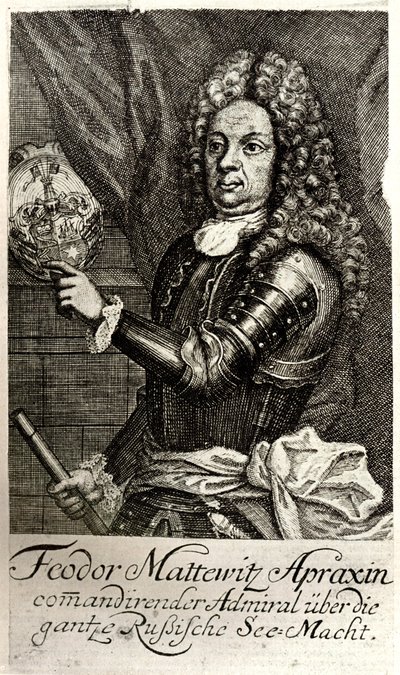 Retrato del Conde Fyodor Matveyevich Apraksin de Unbekannt