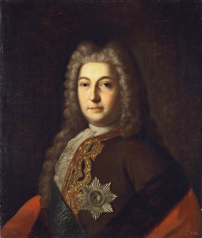 Retrato del Conde Heinrich Johann Friedrich Andrei Ostermann de Unbekannt