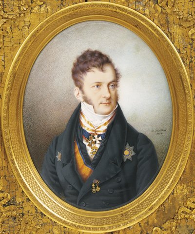 Retrato del Conde Ludwig Lebzeltern 1774-1854, 1822 de Unbekannt