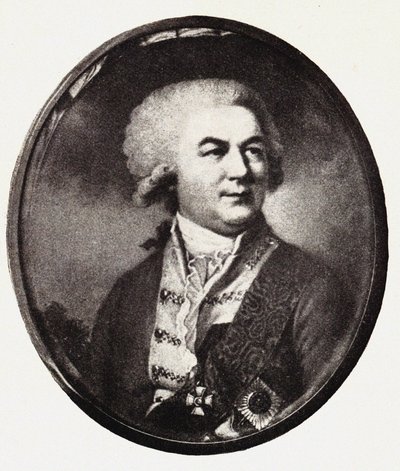 Retrato del Conde Pyotr Zavadovsky 1739-1812, principios del siglo XIX de Unbekannt