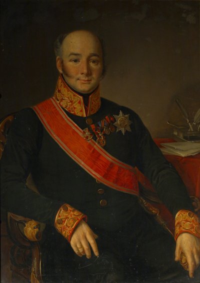 Retrato del Conde Vasily Olsufyev 1796-1858, 1830-1840s de Unbekannt