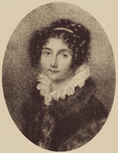 Retrato de la condesa Josephine Deym de Stritetz, nacida Brunsvik de Korompa 1779-1821, c. 1800 de Unbekannt