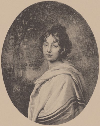 Retrato de la Condesa Maria Pavlovna von Pahlen, nacida Skavronskaya, c. 1810 de Unbekannt