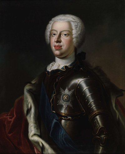 Retrato del Duque Anthony Ulrich de Brunswick 1714-1774, c. 1740 de Unbekannt