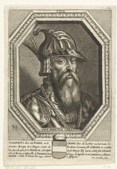 Retrato del Duque Godfried I van Leuven de Unbekannt