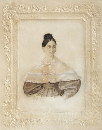 Retrato de Ekaterina Alexandrovna Sverbeeva, nacida Princesa Shcherbatova, 1833 de Unbekannt