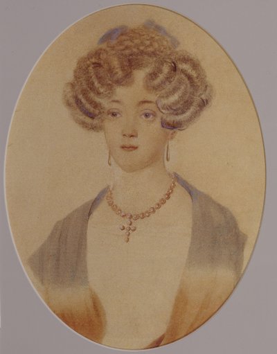Retrato de Ekaterina Nikolayevna Goncharova 1809-1843, finales de 1820s-principios de 1830s de Unbekannt