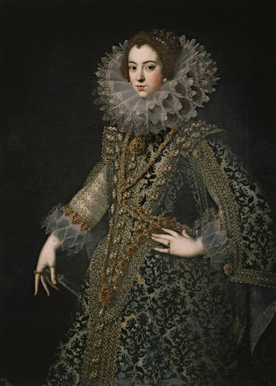 Retrato de Isabel de Francia, Reina consorte de España de Unbekannt