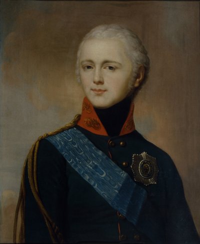 Retrato del Emperador Alejandro I 1777-1825 de Unbekannt