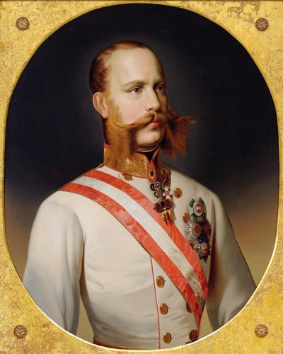 Retrato del emperador Francisco José I de Austria, c. 1870 de Unbekannt
