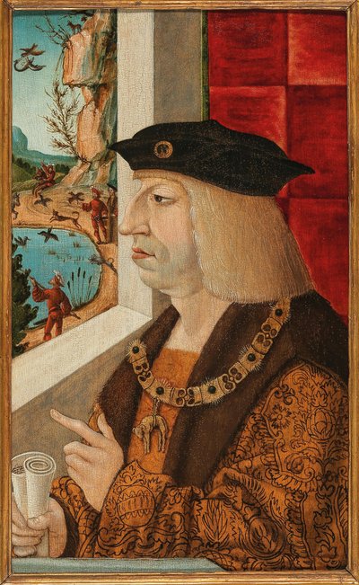 Retrato del Emperador Maximiliano I 1459-1519 de Unbekannt