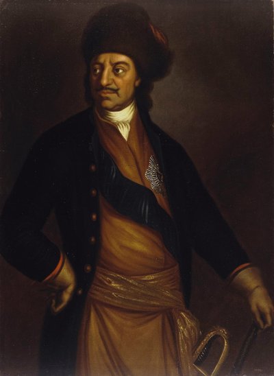 Retrato del Emperador Pedro I el Grande 1672-1725, Primer tercio del siglo XVIII de Unbekannt