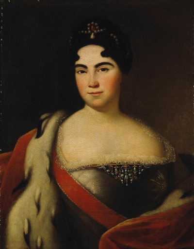 Retrato de la Emperatriz Catalina I de Unbekannt