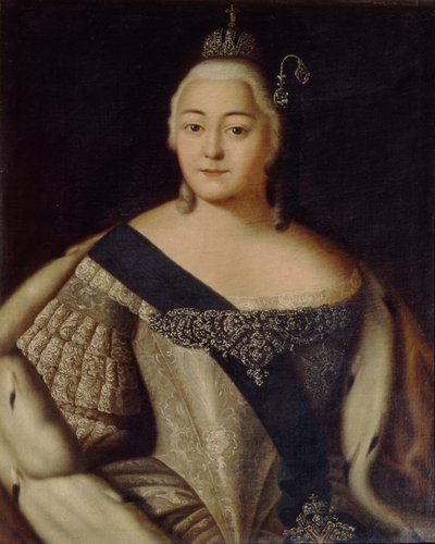 Retrato de la Emperatriz Isabel 1709-1762, Segunda Mitad del siglo XVIII de Unbekannt