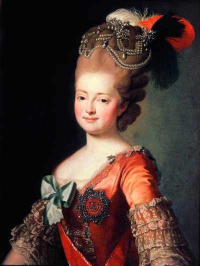 Retrato de la Emperatriz María Feodorovna de Unbekannt