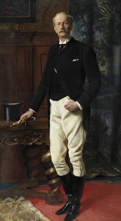 Retrato de Ernst I, Duque de Saxe-Altenburg de Unbekannt