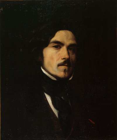 Retrato de Eugène Delacroix 1798-1863, c. 1840 de Unbekannt