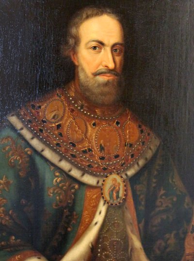 Retrato de Feodor Nikitich, Patriarca Filaret, primera mitad del siglo XIX de Unbekannt