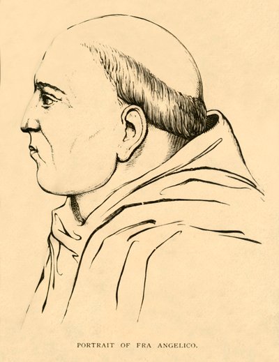 Retrato de Fra Angelico, 1881 de Unbekannt