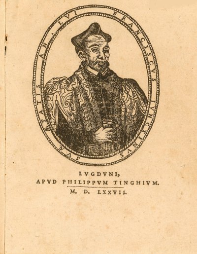 Retrato de Francesco Giuntini 1523-1590, 1577 de Unbekannt