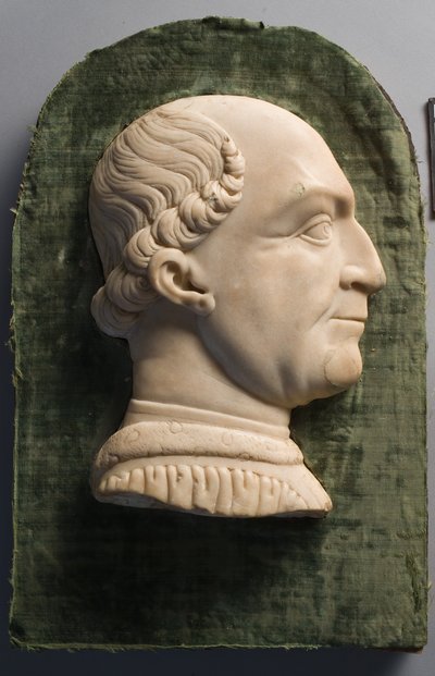 Retrato de Francesco Sforza y marco, 1450-1499 de Unbekannt